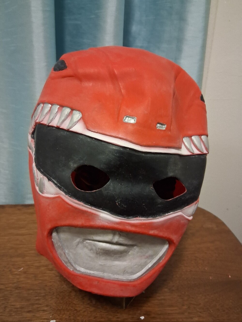 Vintage 1994 SABAN MMPR Power Rangers Red Halloween Mask